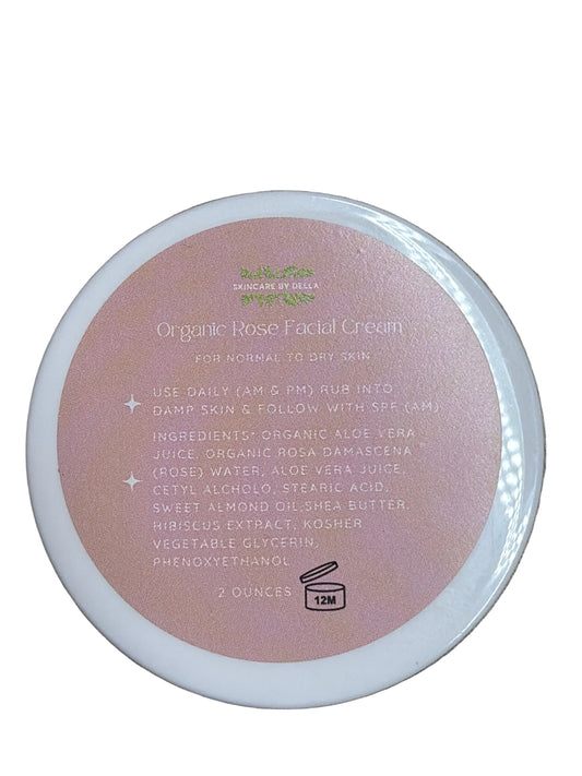Organic Rose Facial Cream